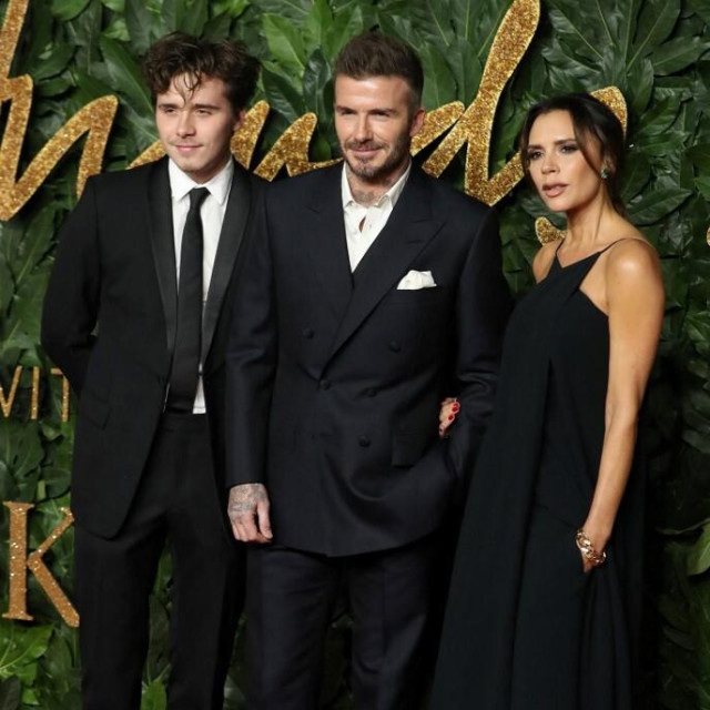 Brooklyn, David i Victoria