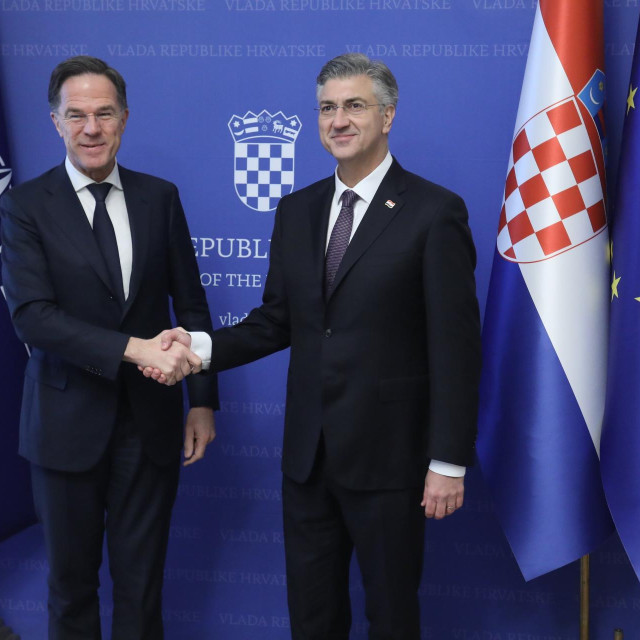 Mark Rutte i Andrej Plenković