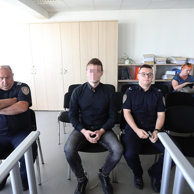 Lovro I.Z. u sudnici Županijskog suda u Velikoj Gorici