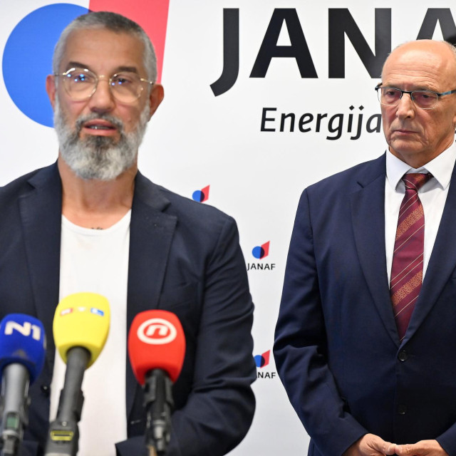 Član uprave Janafa Vladislav Veselica u studenom prošle godine osnovao je trgovačko društvo koje je nazvao Audare d.o.o. kojuje nakon dva mjeseca obrisao

Na fotografiji: Vladislav Veselica, Stjepan Adanić