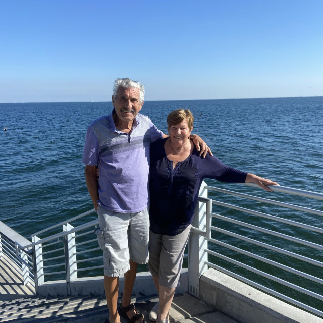 Otokar Levaj i supruga Dunja