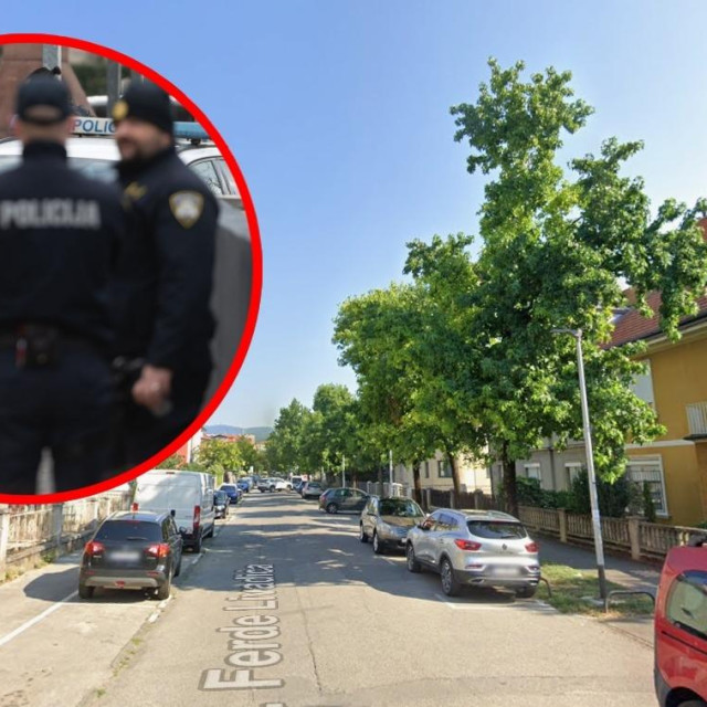 Ulica u kojoj se dogodilo ubojstvo/Ilustracija očevida