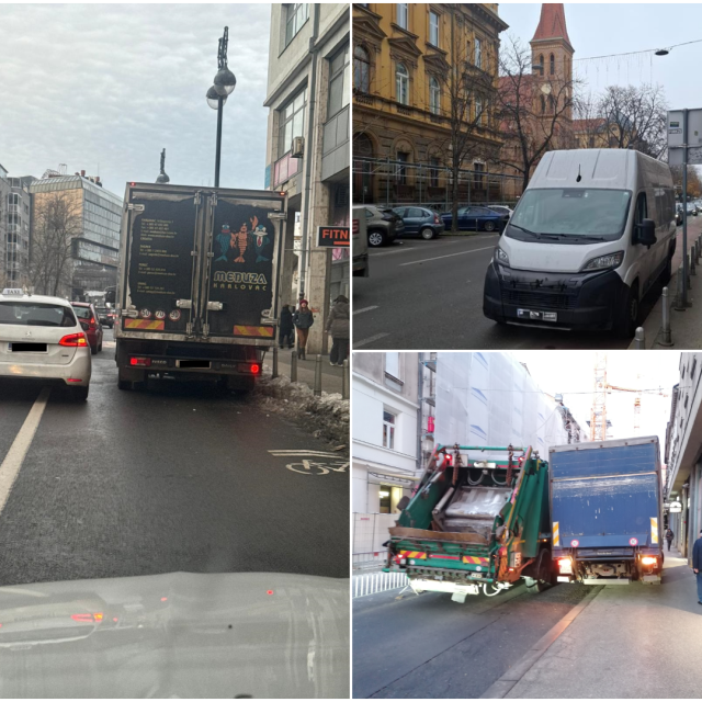 Dostavna vozila na zagrebačkim ulicama