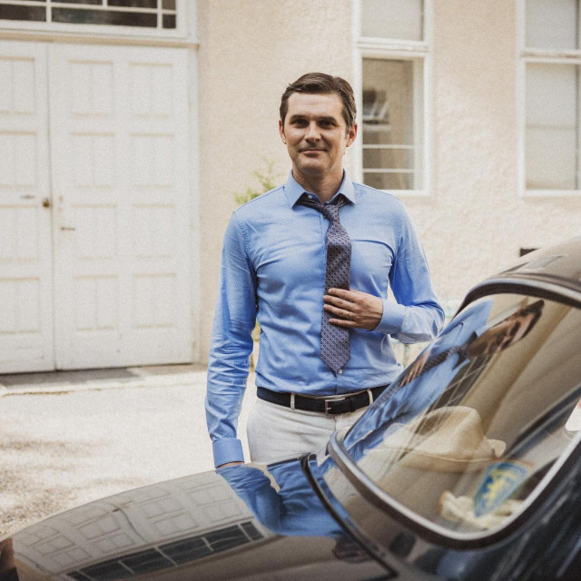 Živko Anočić na setu ”Dnevnika velikog Perice”