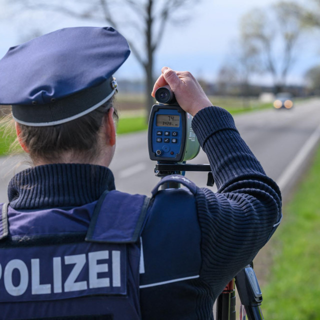 Njemačka policija, kontrola, ilustracija