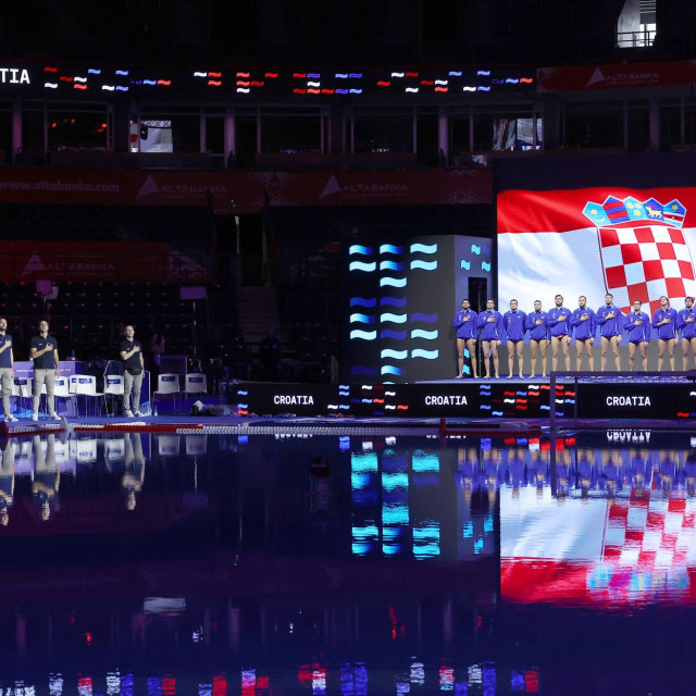 Hrvatski vaterpolisti na EP u Beogradskoj areni