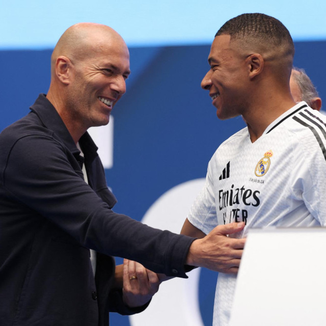Zinedine Zidane i Kylian Mbappe