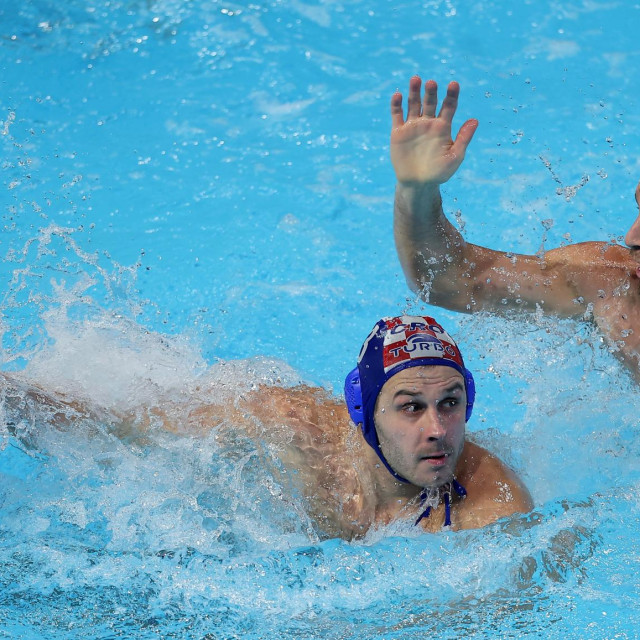 Grčka - Hrvatska: Loren Fatović, Konstantinos Genidounias