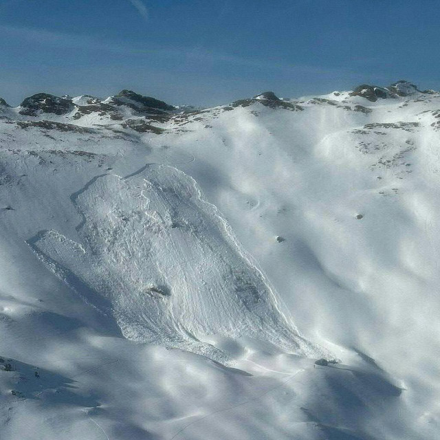 Mjesto nedaleko Bad Hofgasteina u Austriji gdje se dogodila najnovija lavina

 