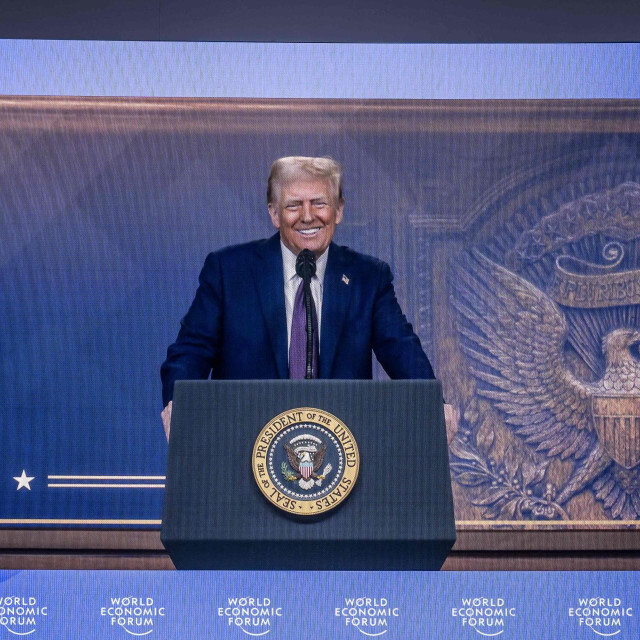 Donald Trump u Davosu 2025. godine