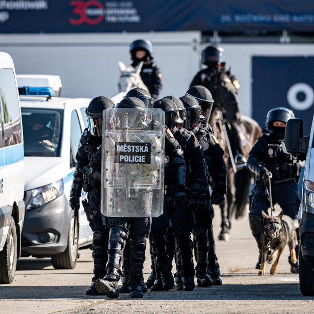 Ilustracija, češka policija