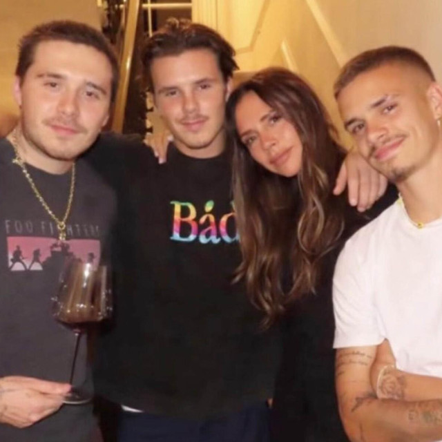 Brooklyn, Cruz, Victoria i Romeo Beckham
