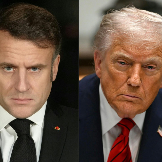 Emmanuel Macron i Donald Trump