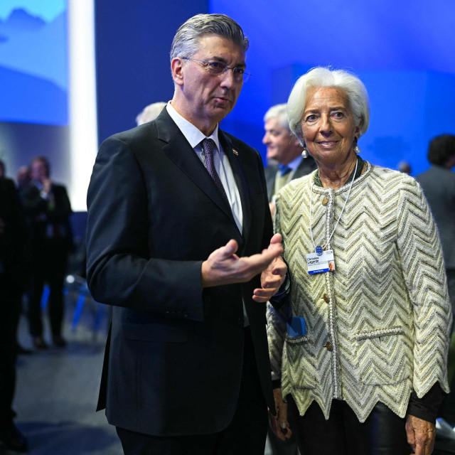 Andrej Plenković, Christine Lagarde