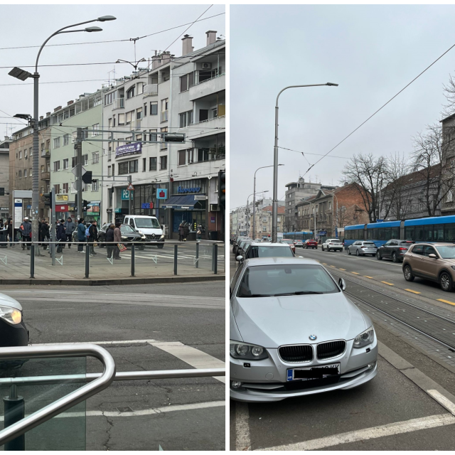 Tramvajski zastoj na istoku grada