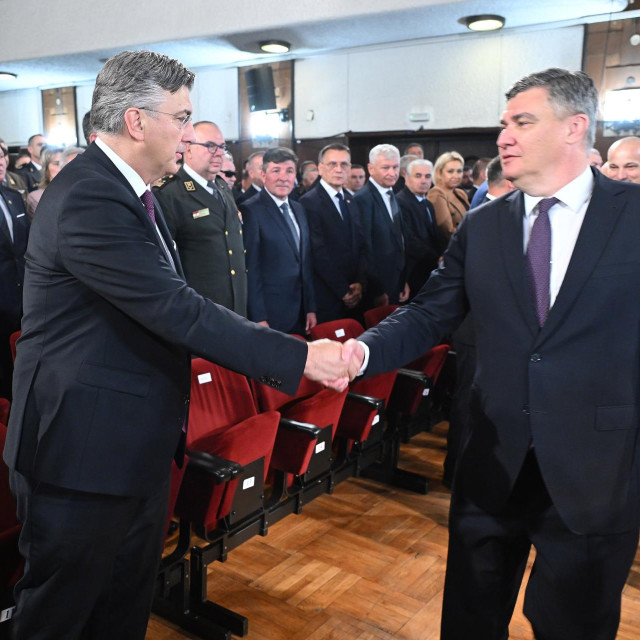 Andrej Plenković i Zoran Milanović