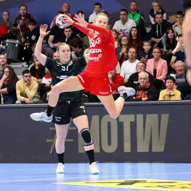 Andrea Šimara na utakmici Podravke i Ferencvaroša