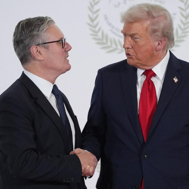 Keir Starmer i Donald Trump