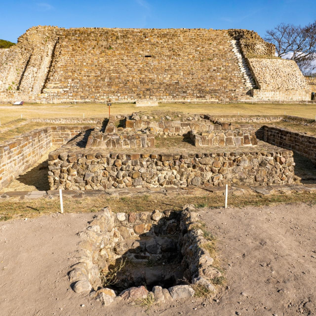 Monte Albán. Oaxaca, Meksiko