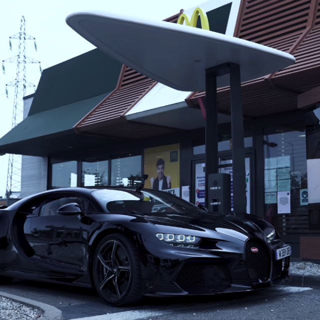 Bugatti Chiron, ilustracija