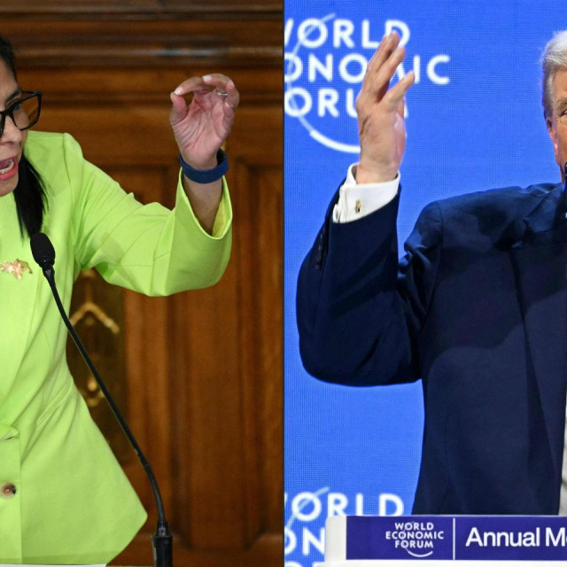 Delcy Rodriguez i Donald Trump
