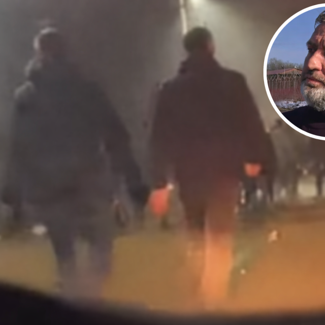 Tučnjava Delija i Torcide, Halid Alibašić (u krugu)
