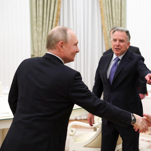 Vladimir Putin, Steve Witkoff, Jared Kushner i Josh Gruenbaum