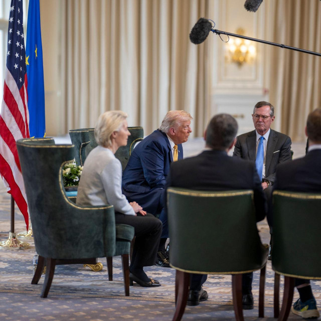 Ursula von der Leyen i Donald Trump