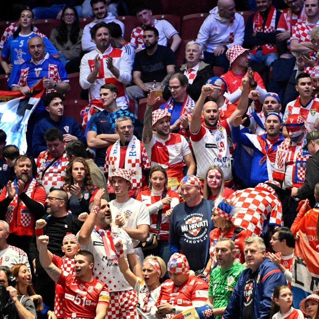 Hrvatski navijači u Malmöu