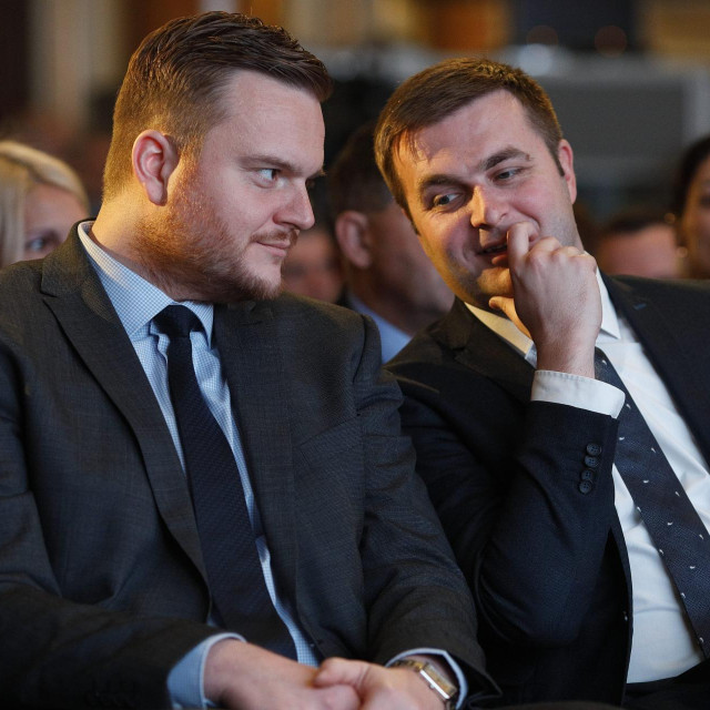 Dosadašnji i budući ministar financija: Marko Primorac i Tomislav Ćorić