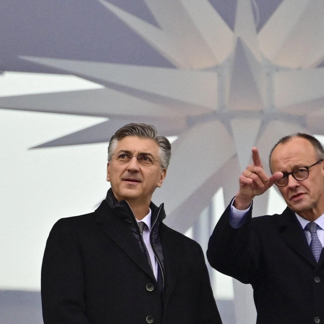 Andrej Plenković i Friedrich Merz 