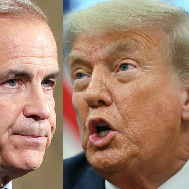 Kanadski premijer Mark Carney, predsjednik SAD-a Donald Trump