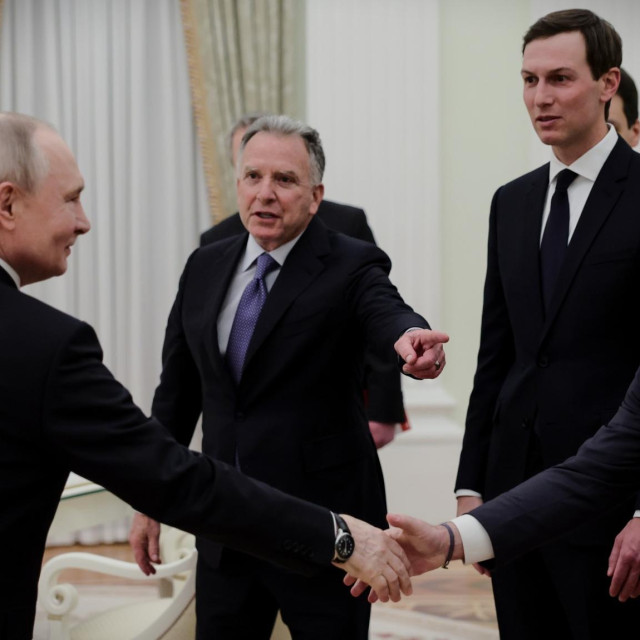 Vladimir Putin, Steve Witkoff, Jared Kushner i Josh Gruenbaum