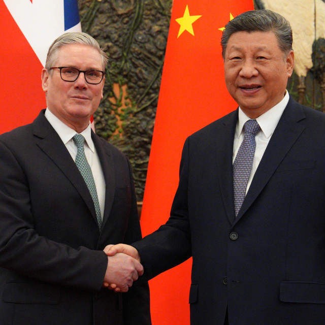 Keir Starmer i Xi Jinping