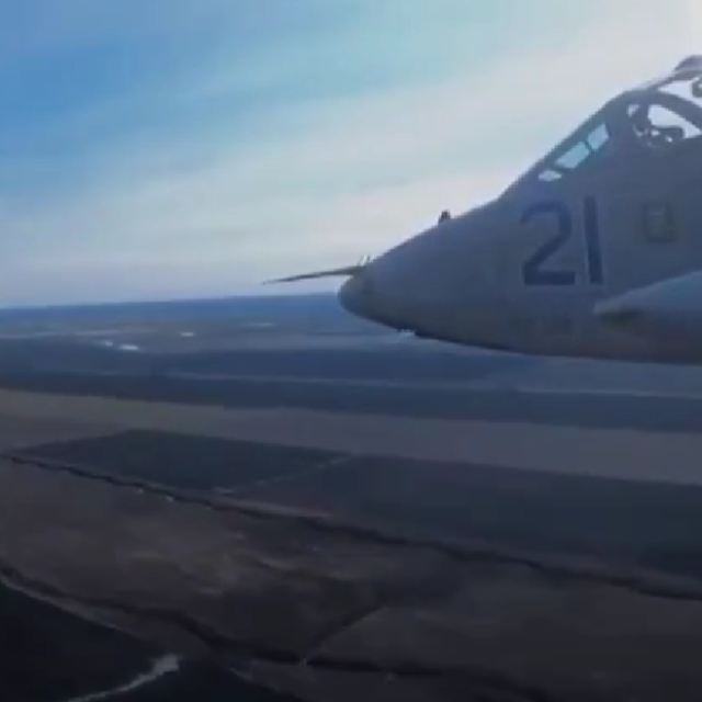 Let Su-25 prije pogotka
