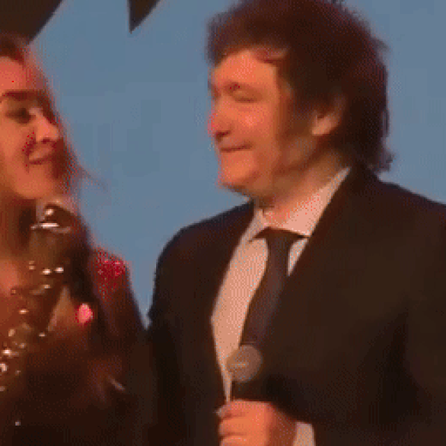 Fatima Florz i Javier Milei