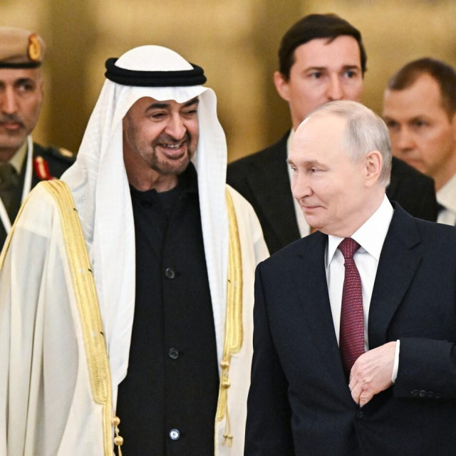 Mohamed bin Zajed Al Nahjan i Vladimir Putin