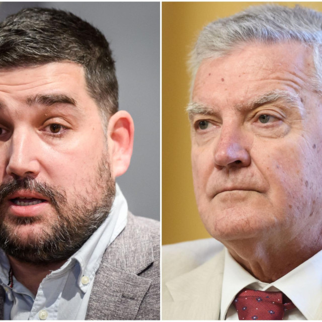 Ravnatelj Kazališta Jakov Bilić i gradonačelnik Željko Burić