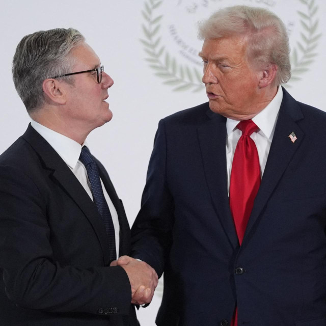 Keir Starmer i Donald Trump