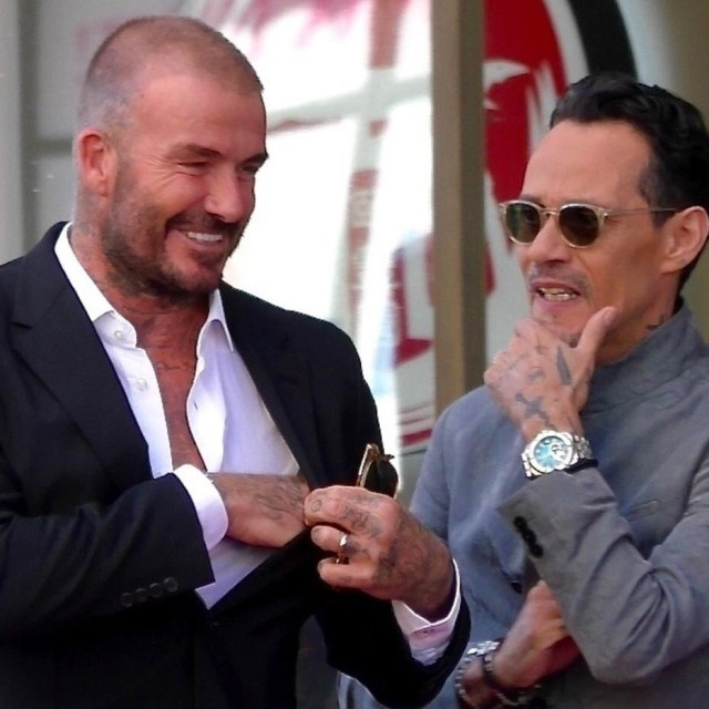 David Beckham i Marc Anthony