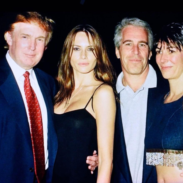 Arhivska fotografija-Donald Trump, Melania Trump, Jeffery Epstein i Ghislaine Maxwell