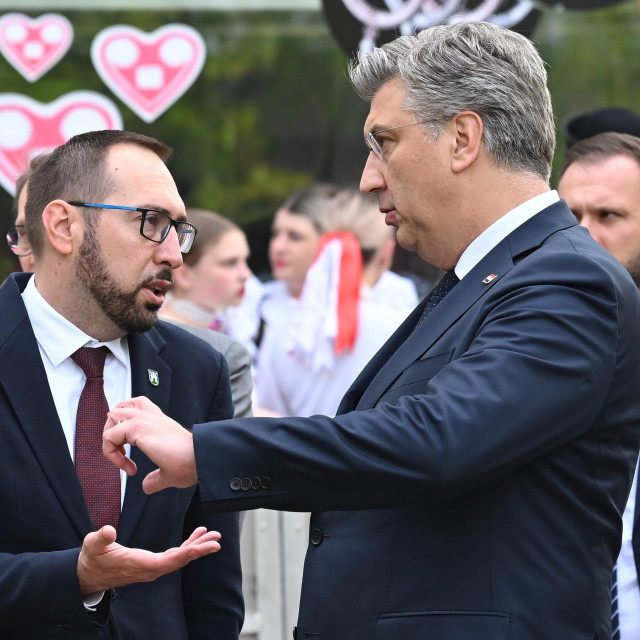 Tomislav Tomašević i Andrej Plenković (arhivska fotografija)