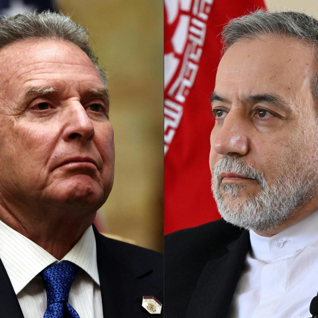 Posebni izaslanik američkog predsjednika Steve Witkoff; iranski ministar vanjskih poslova Abas Arakči