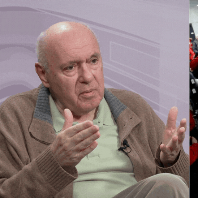 Žarko Puhovski, doček na Tuđmanu