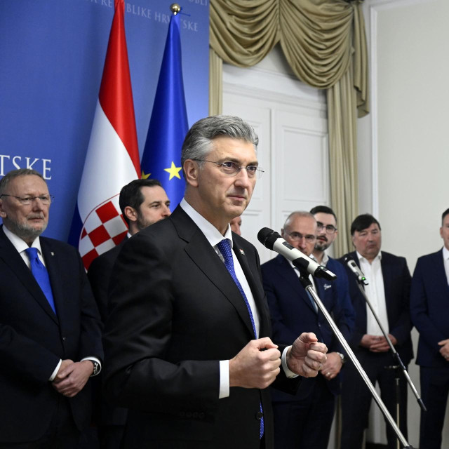 Predsjednik Vlade RH i HDZ-a Andrej Plenković