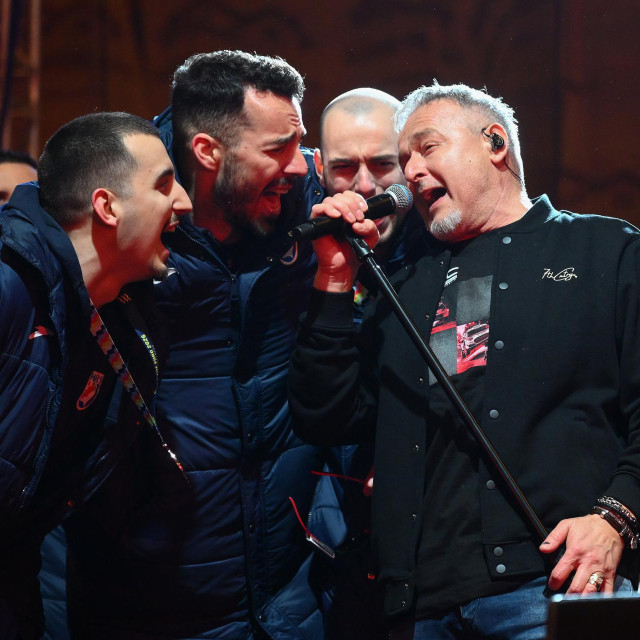 Matej Mandić, Zvonimir Srna i Marko Perković Thompson