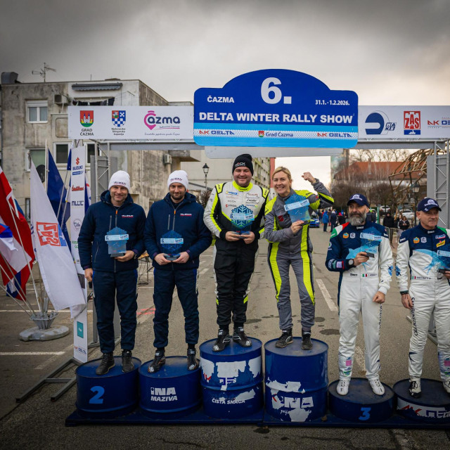 Postolje ovogodišnjeg Delta Rally Winter Showa u Čazmi