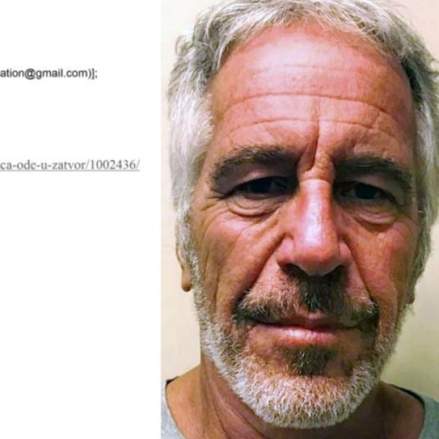 Email koji je Boris Nikolić poslao Jeffreyju Epsteinu; Jeffrey Epstein