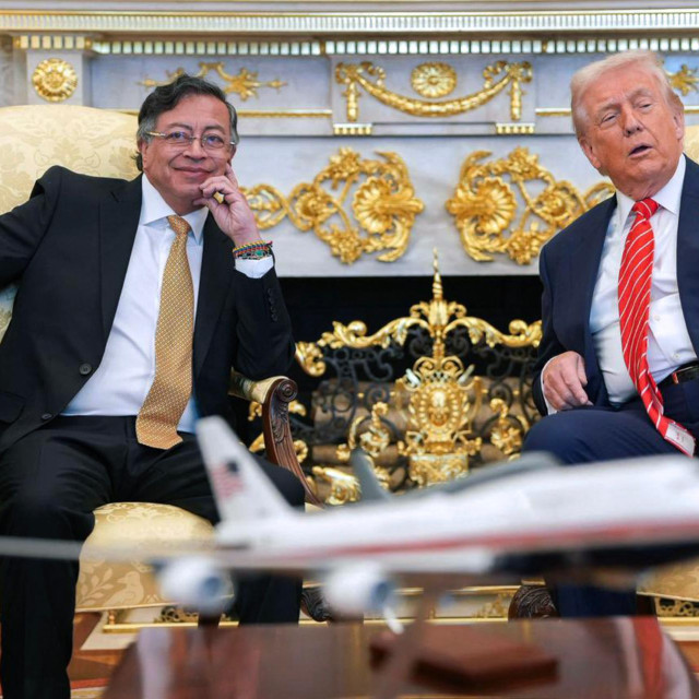 Gustavo Petro i Donald Trump