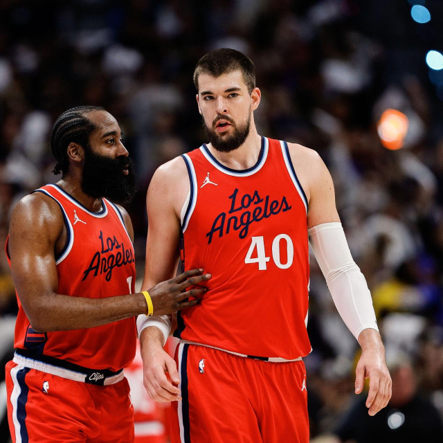 James Harden i Ivica Zubac su dvije i pol godine igrali zajedno